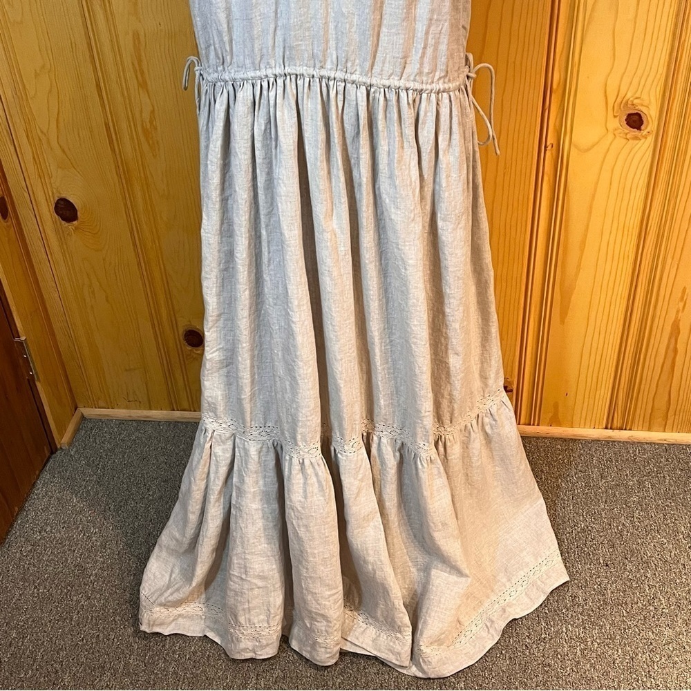 Joslin Gracie Cotton Crochet Maxi Dress Sz-US 6/AU 10 - Picture 13 of 14